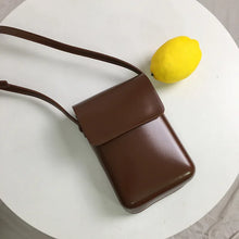 Stylische Crossbody-Tasche aus hochwertigem PU-Leder – Braun