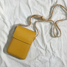 Stylische Crossbody-Tasche aus hochwertigem PU-Leder – Gelb