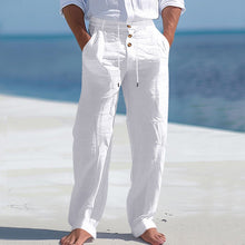 Nilo | Leichte Leinen Sommerhose – Weiß