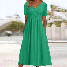 Carmen | Mittellanges Kleid – Grün