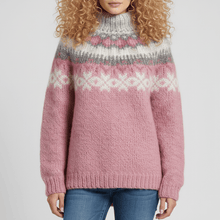 Nordisch Inspirierter Winterstrickpullover - Paula – Rosa