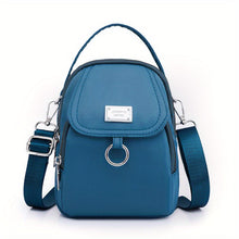 NovaCarry™ – Sportliche Wasserdichte Nylon Umhängetasche für Damen – Blau