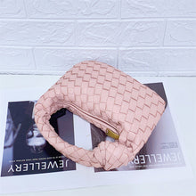 Miemossa - Schicke Geflochtene Hobo-Tasche – Rosa