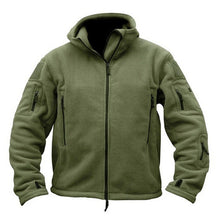 Rollkragenjacke mit mehreren Taschen – Armeegrün