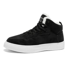 Winter-Sneaker mit Kunstfell – Schwarz