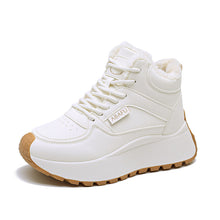 Damen Winter Sneaker mit kuscheligem Innenfutter und rutschfester Sohle – Beige
