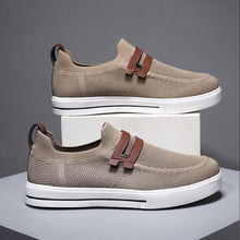 Herren Atmungsaktive Slip-On Freizeit Sneaker mit Stilvollen Akzenten Fudus – Khaki