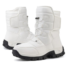 Herren isolierte Winter Wanderstiefel mit verbesserter Traktion Fudus 1749651694 – Weiß