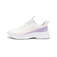 Damen Leichte Mesh Lauf Sneaker Fudus 1749651846 – Weiß Lila Pink