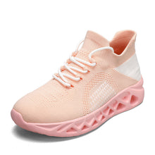 Damen Leichtgewicht Atmungsaktive Lauf Sneakers mit Stoßdämpfungstechnologie Fudus – Pink