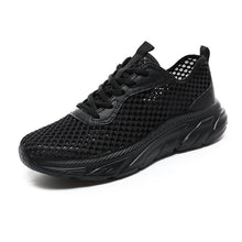 Herren atmungsaktive sportliche Lauf-Sneaker Fudus – Schwarz