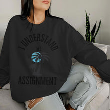 Damen Oversized Sweatshirt – Schwarz