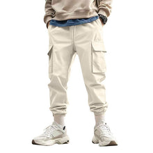 Herren Cargo-Hose mit verstellbarem Bund und praktischen Seitentaschen Drune – Aprikose