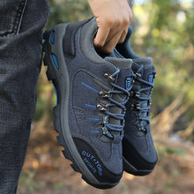 Stylische Wander Schuhe für Herren | Schnürschuhe – Grau