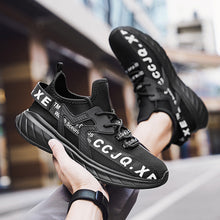 Herren Urbaner Freizeitsneaker mit rutschfester Sohle und atmungsaktiver Struktur – Schwarz