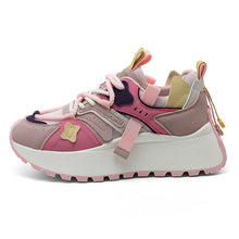 Damen modische Sneakers mit innovativem Design und atmungsaktivem Obermaterial – Pink
