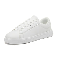 Herren Sleek Metallic Mode Sneakers Fudus – Weiß