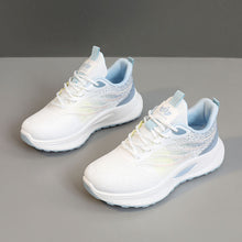 Damen Lauf- und Freizeitsneaker mit atmungsaktiver Oberflächenstruktur und dämpfender Sohle – Blau