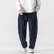Mann Cordhose Baggy - Fabrizio – Marineblau