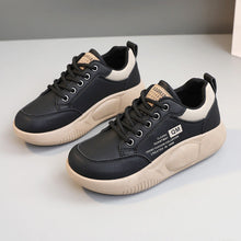 Damen Sportliche Sneakers mit dämpfender Laufsohle und modischem Design – Schwarz