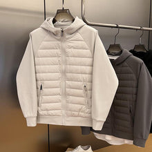 Couture - Leichte Daunenjacke mit Kapuze – Weiß