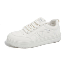 Damen Sportliche Sneaker mit dämpfender Sohle und klassischem Design – Weiß