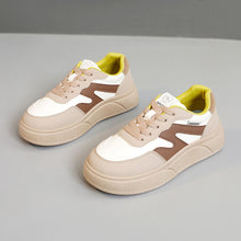 Damen modische Sneakers mit rutschfester Laufsohle und atmungsaktivem Obermaterial – Camel