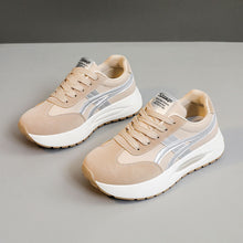 Damen Modische Sneaker mit attraktivem Plateau und atmungsaktivem Obermaterial – Khaki