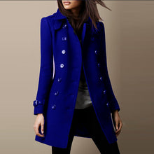 Oholibamah - Eleganter Damenmantel – Blau