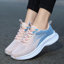 Damen Funktionale Leichte Lauf Sneakers Fudus – Blau Pink