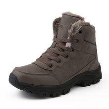 Herren wasserdichte isolierte Winterstiefel Fudus – Braun