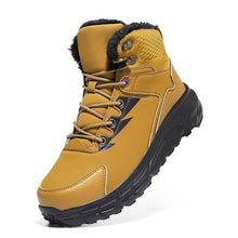 Herren isolierte hochgestellte Winterstiefel Fudus – Gelb