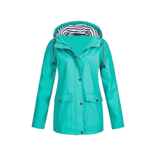Regenjacke für Damen | Wasserdicht – Türkis