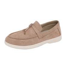 Damen Mokassins mit modischem Schnürdesign und flexibler Sohle – Khaki