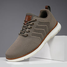 Herren vielseitige atmungsaktive Strick-Sneaker mit orthopädischer Unterstützung Fudus – Beige