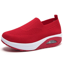 Damen Slip-On Atmungsaktive Lauf-Sneaker Fudus – Rot