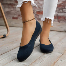Savannah - Orthopädische ComfortFit Ballerinas Stützender Stil – Blau