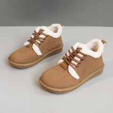 Damen gemütliche Sneaker mit kuscheligem Innenfutter – Kastanienbraun