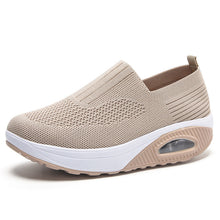 Damen Slip-On Atmungsaktive Lauf-Sneaker Fudus – Beige