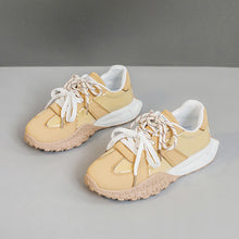 Damen Sportliche Sneaker mit Komfortsohle und atmungsaktivem Obermaterial – Gelb