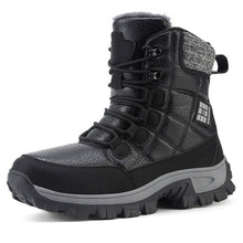Herren isolierte wasserdichte Winterstiefel Fudus – Schwarz