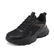 Herren Athletische Lauf Sneakers mit Atmungsaktivem Mesh-Design Fudus – Schwarz