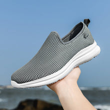 Herren Leichte Atmungsaktive Slip-On Aqua Sneaker Fudus – Dunkelgrau