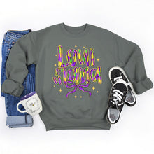 Damen Sweatshirt mit kreativem Schriftzug und weichem Innenfutter – Dunkelgrau