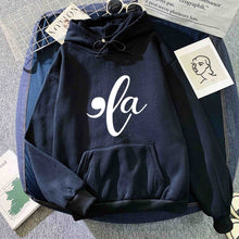 Damen Kapuzenpullover mit kreativem Grafikdesign – Schwarz