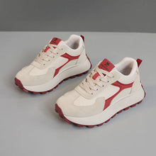 Damen Sportliche Sneaker mit stabiler Sohle und atmungsaktivem Obermaterial – Kardinalrot