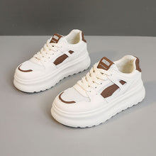 Damen modische Chunky Sneakers mit atmungsaktiver Mesh-Oberfläche und robustem Profil – Beige