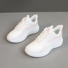 Damen Lauf-Sneaker mit atmungsaktivem Mesh-Obermaterial und dämpfender Sohle – Rosa