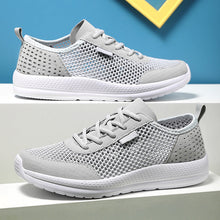 Herren Atmungsaktive Mesh Laufsneaker Fudus – Hellgrau