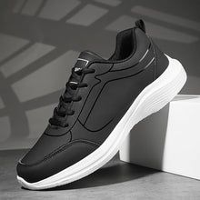 Leichte Herren-Sport Sneakers mit verbesserter Atmungsaktivität Fudus – Schwarz Weiß